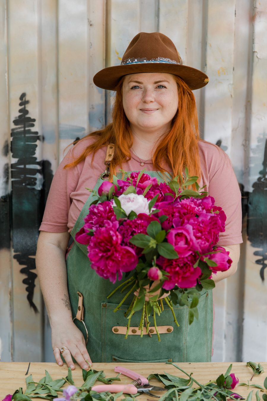 Blumengeschäft mit frischen Blumen vor Ort in Wien